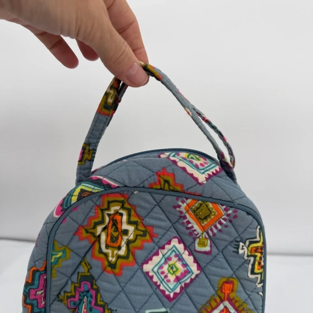 Vera Bradley Insulated Lunch Bag Painted Medallions Pattern Quilted Floral